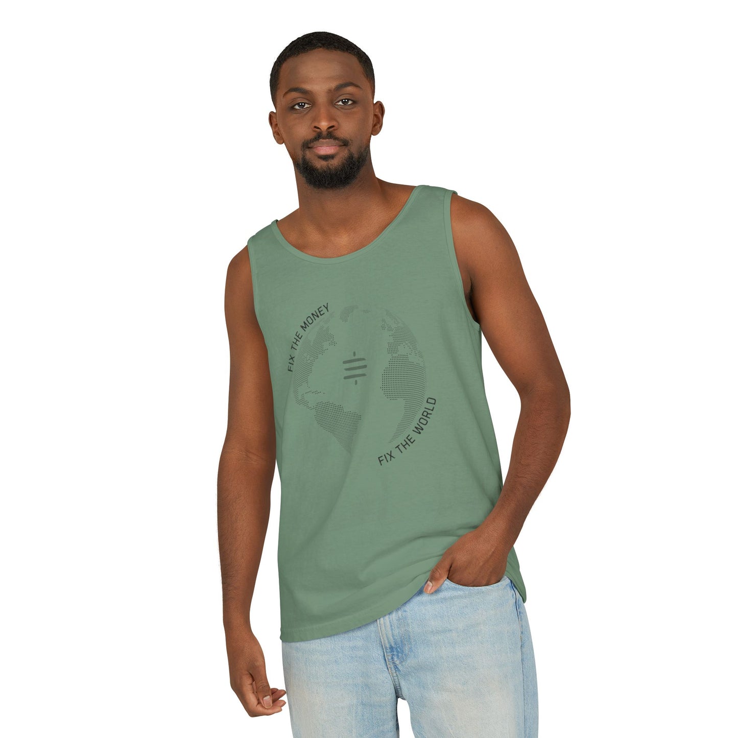 Fix The Money Fix The World Unisex Tank Top