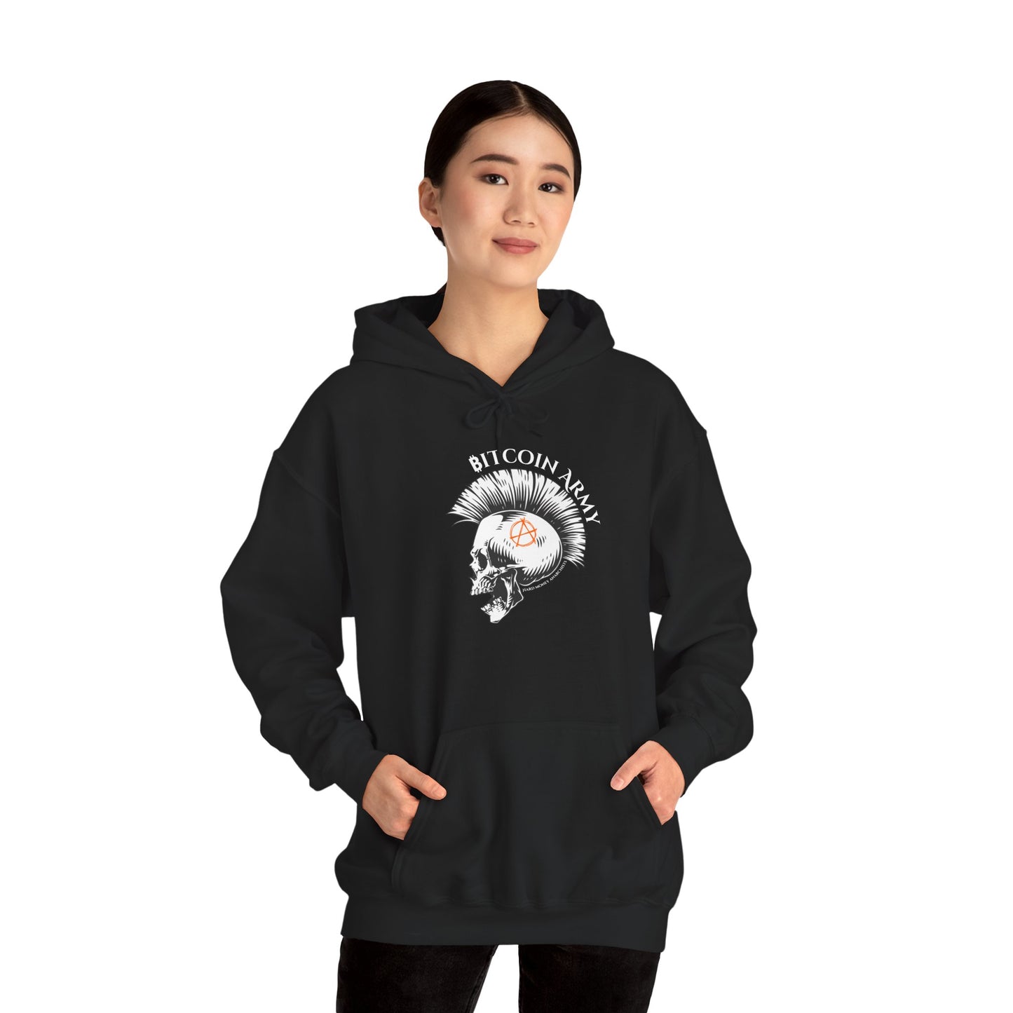 Bitcoin Army Hard Money Anarchists Hoodie