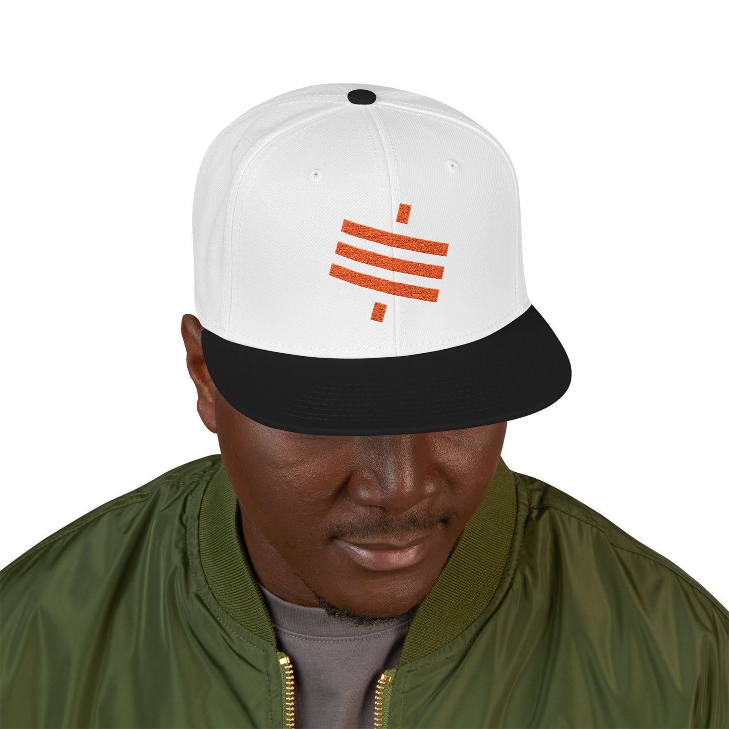 SATS Symbol Embroidered Snapback Hat