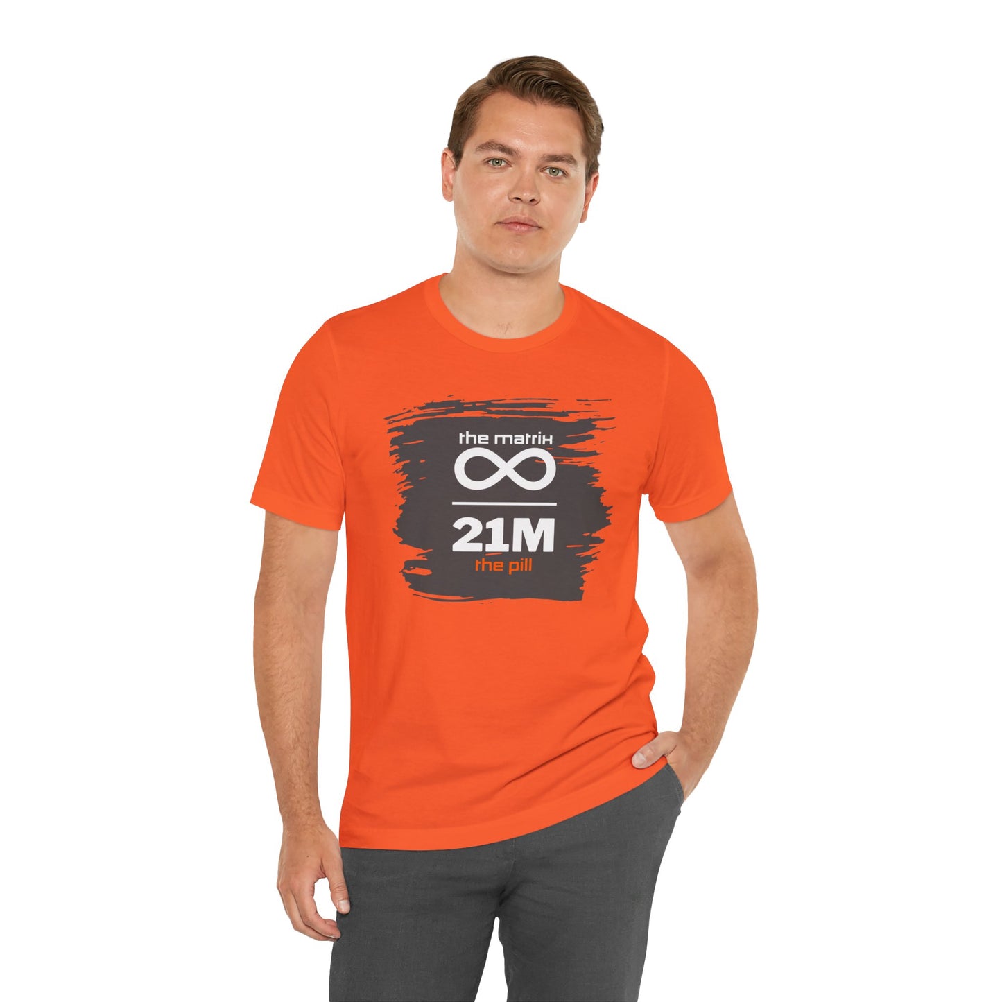 Fiat Matrix Bitcoin Orange Pill T-Shirt