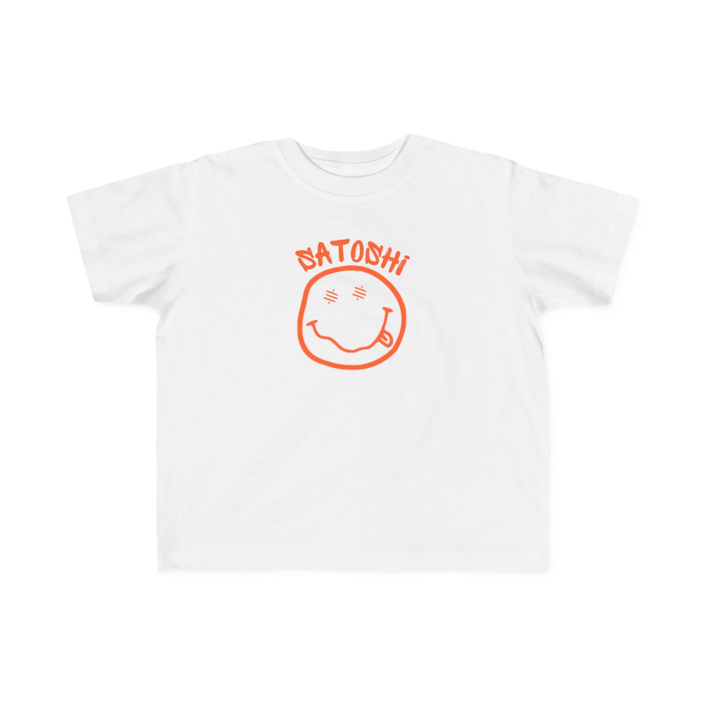 SATS Eyed Satoshi Smiley Toddler T-Shirt