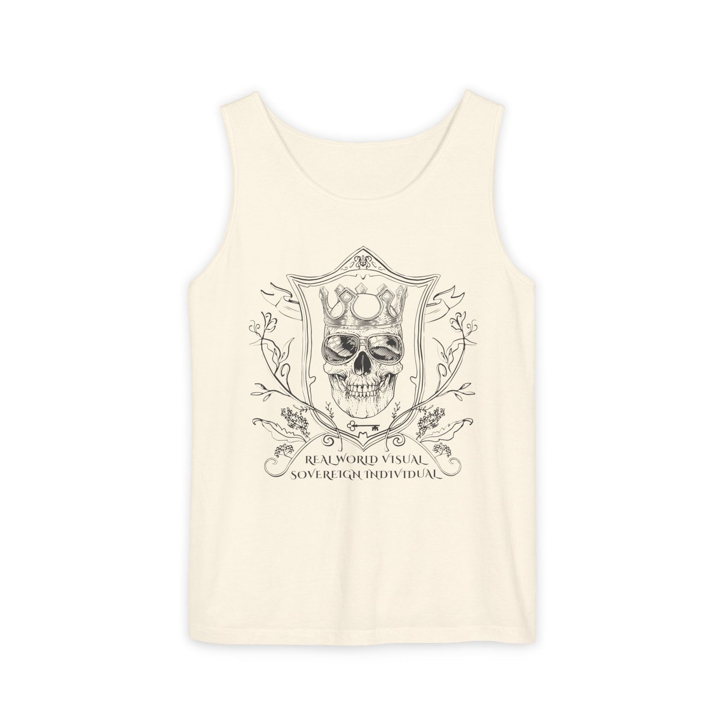 Sovereign Individual Skull Unisex Tank Top