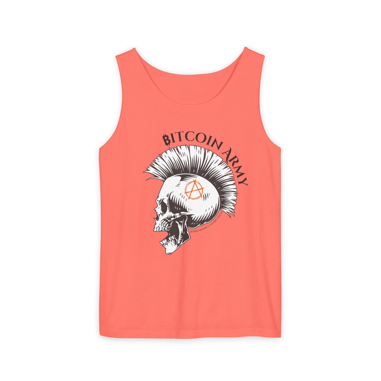 Bitcoin Army Hard Money Anarchists Tank Top