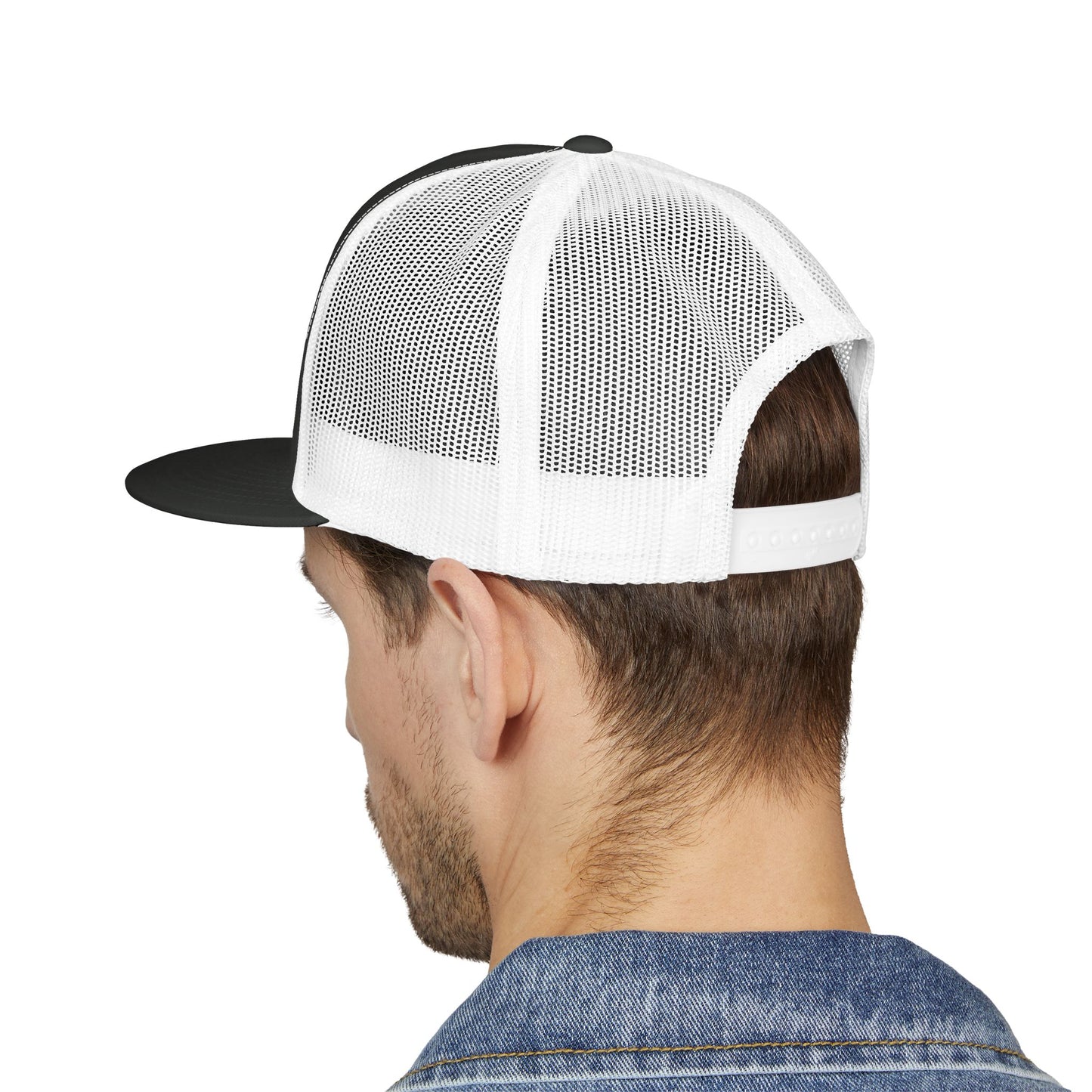 SATS Symbol Unisex Flat Brim Trucker Hat