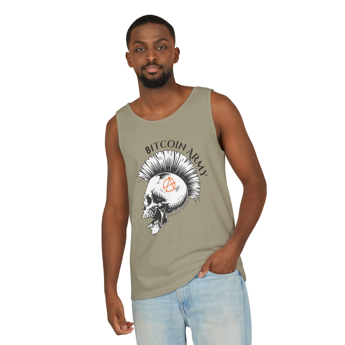 Bitcoin Army Hard Money Anarchists Tank Top