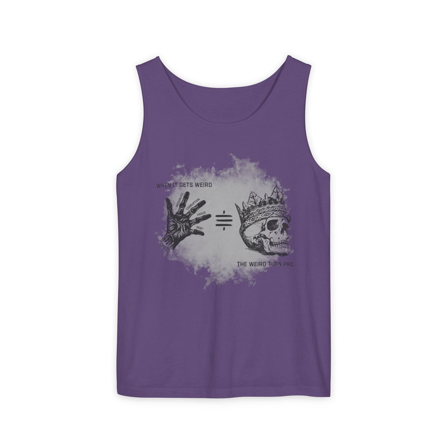Weird Turn Pro Hand & Skull Unisex Tank Top
