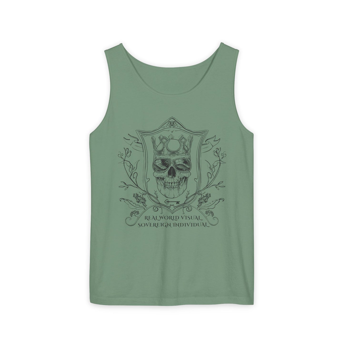 Sovereign Individual Skull Unisex Tank Top