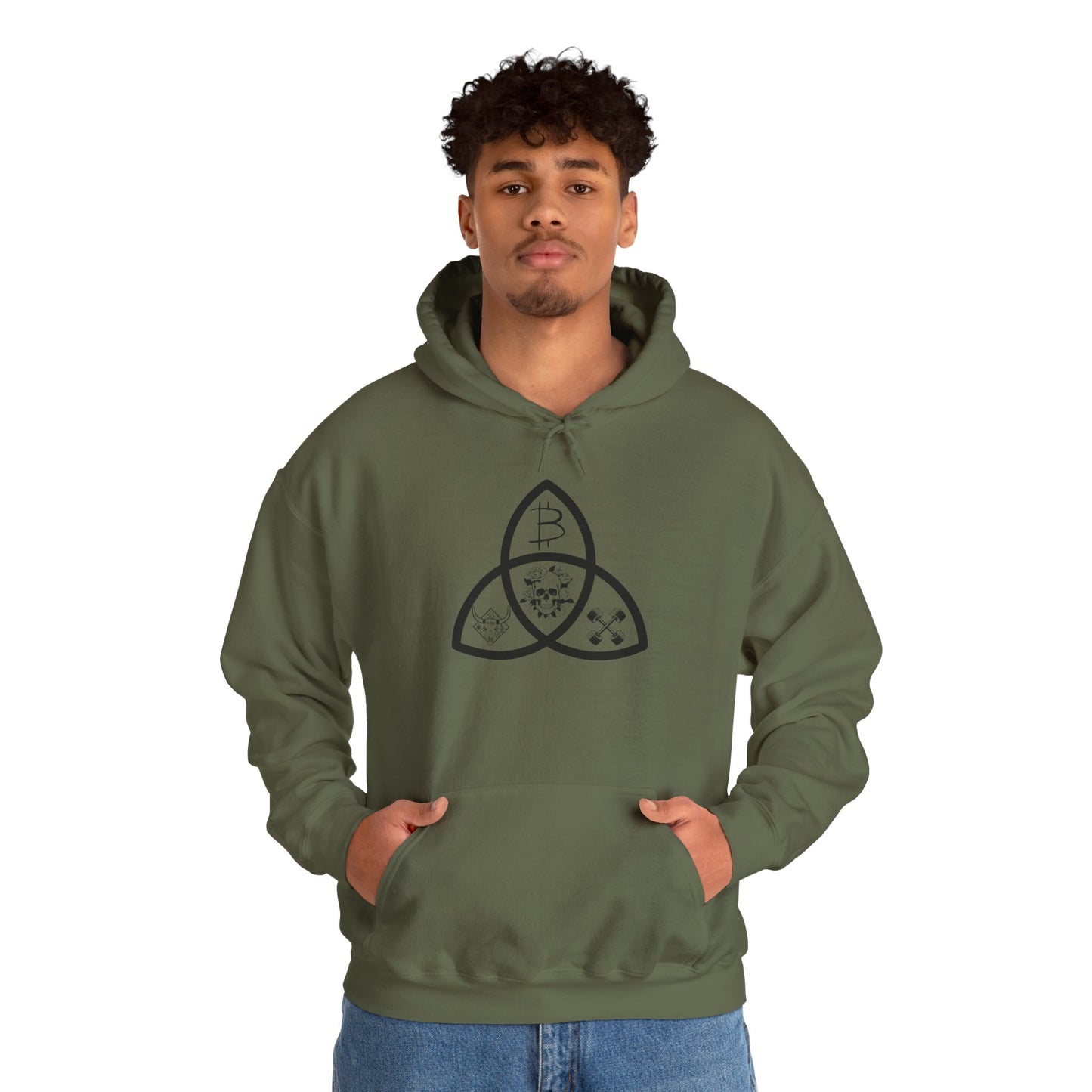 Beef Barbells & Bitcoin Trifecta Hoodie