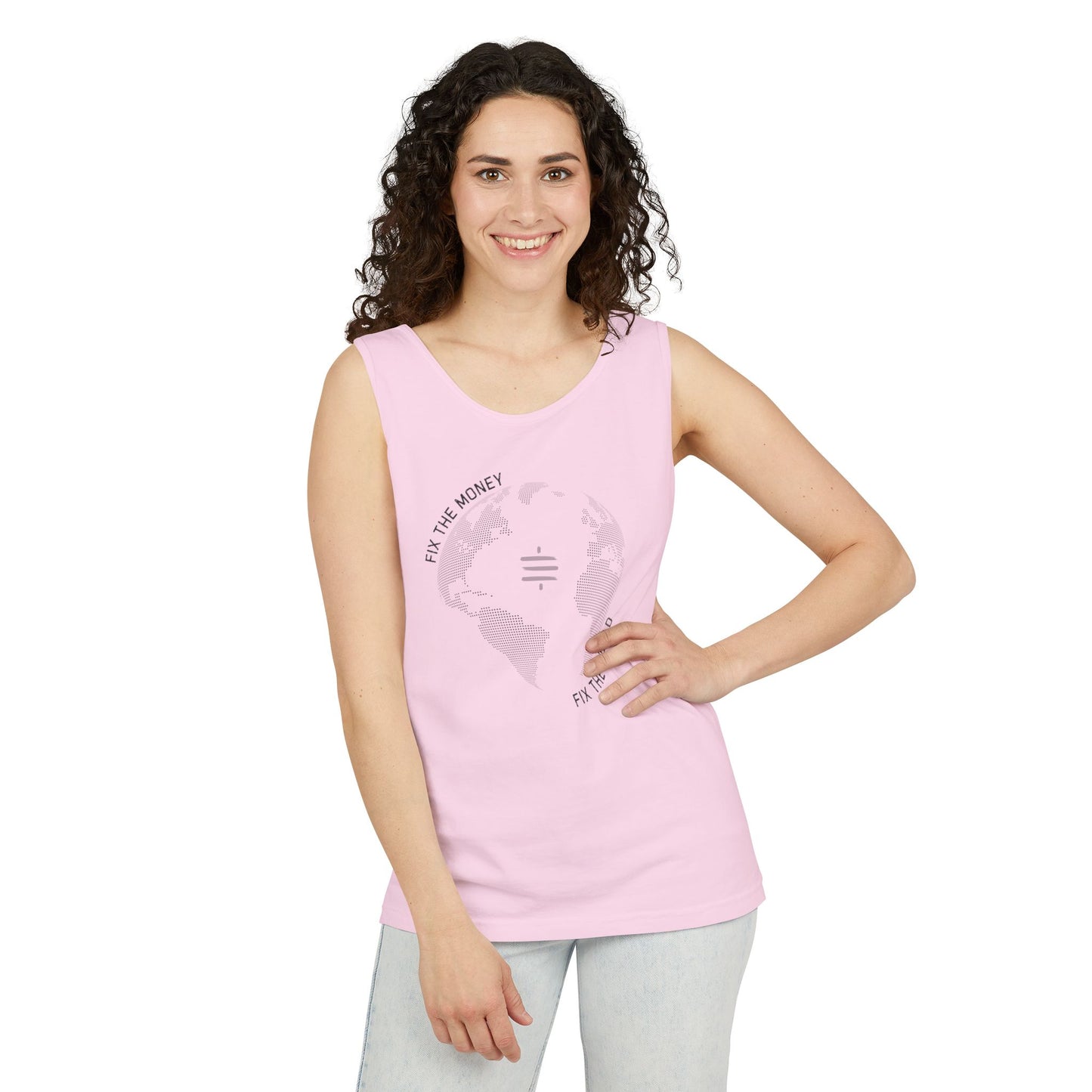 Fix The Money Fix The World Unisex Tank Top