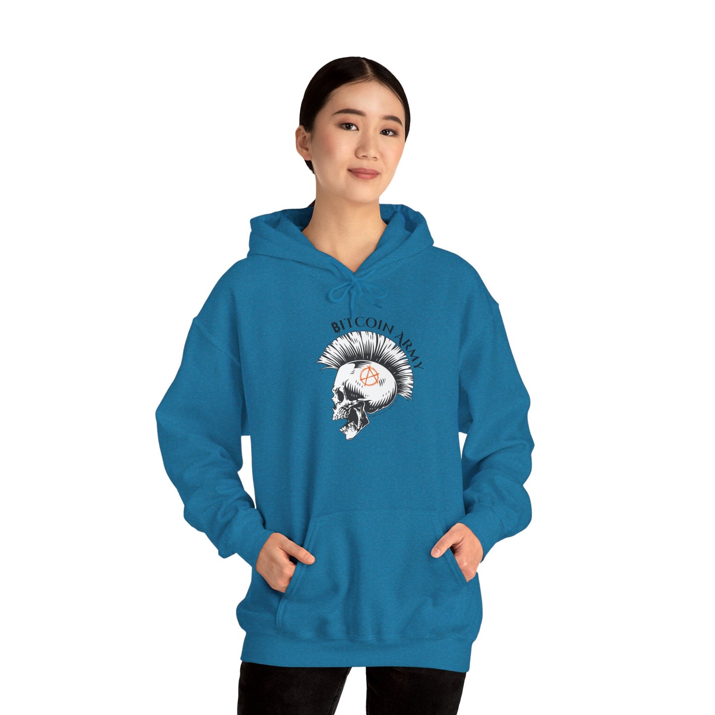 Bitcoin Army Hard Money Anarchists Hoodie