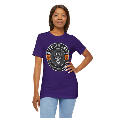 Bitcoin Army Grassroots Anarchy T-Shirt