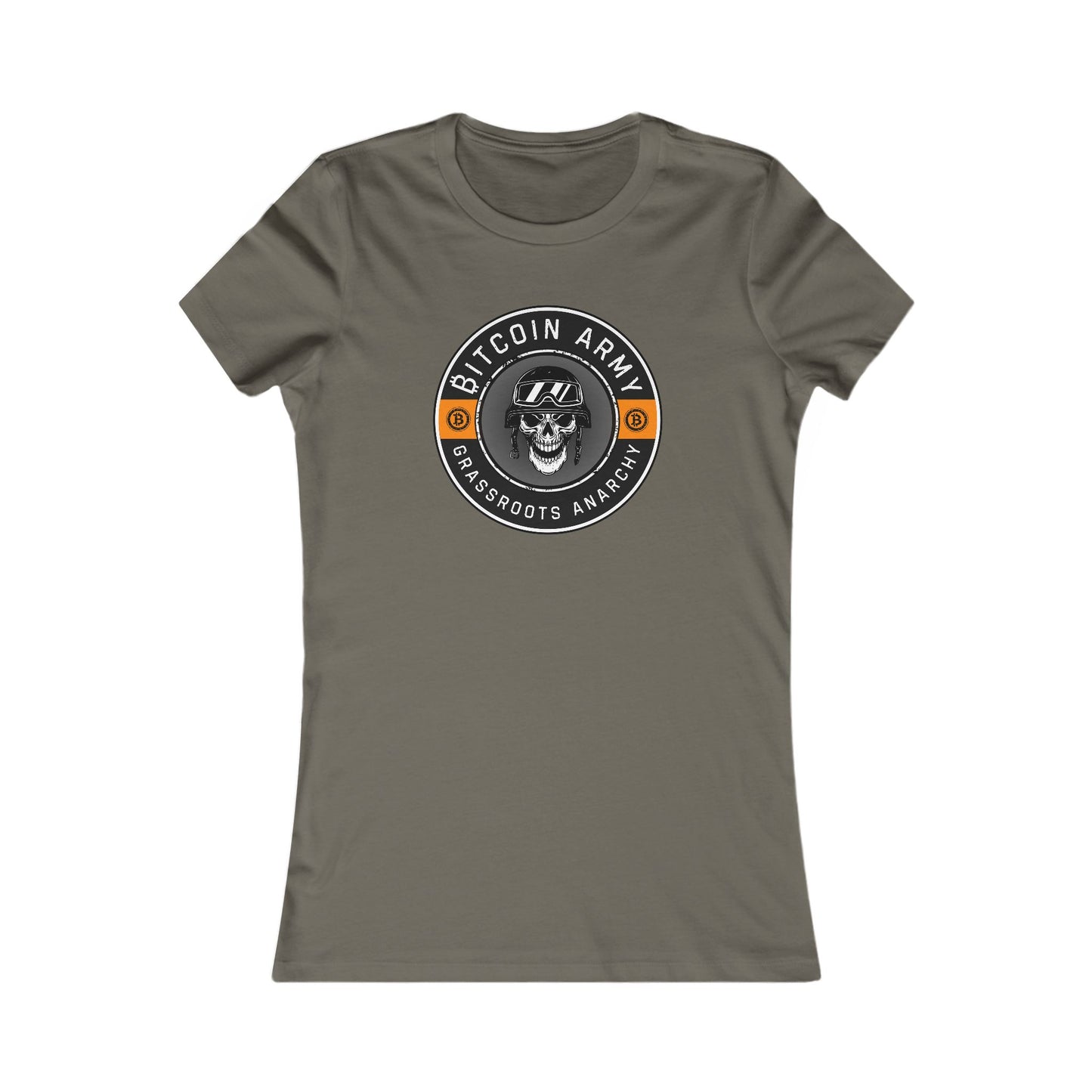 Bitcoin Army Grassroots Anarchy Women's T-Shirt