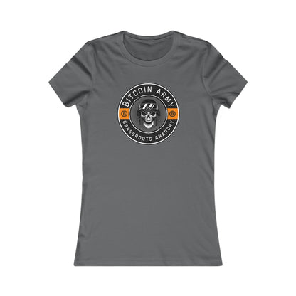 Bitcoin Army Grassroots Anarchy Women's T-Shirt