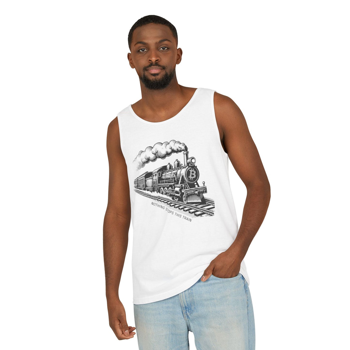 Nothing Stops This Train Vintage Unisex Tank Top