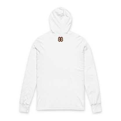 All Conversations Lead Back To Bitcoin Hooded Long Sleeve Tee