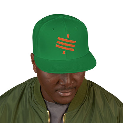 SATS Symbol Embroidered Snapback Hat
