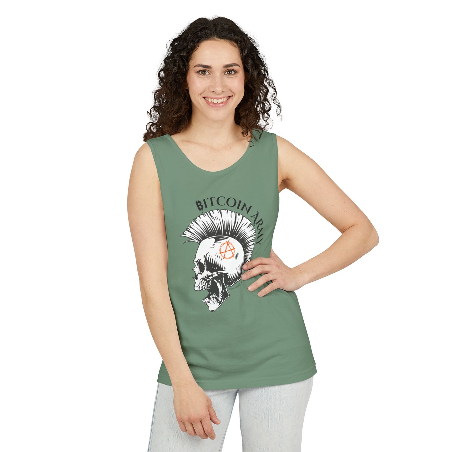 Bitcoin Army Hard Money Anarchists Tank Top