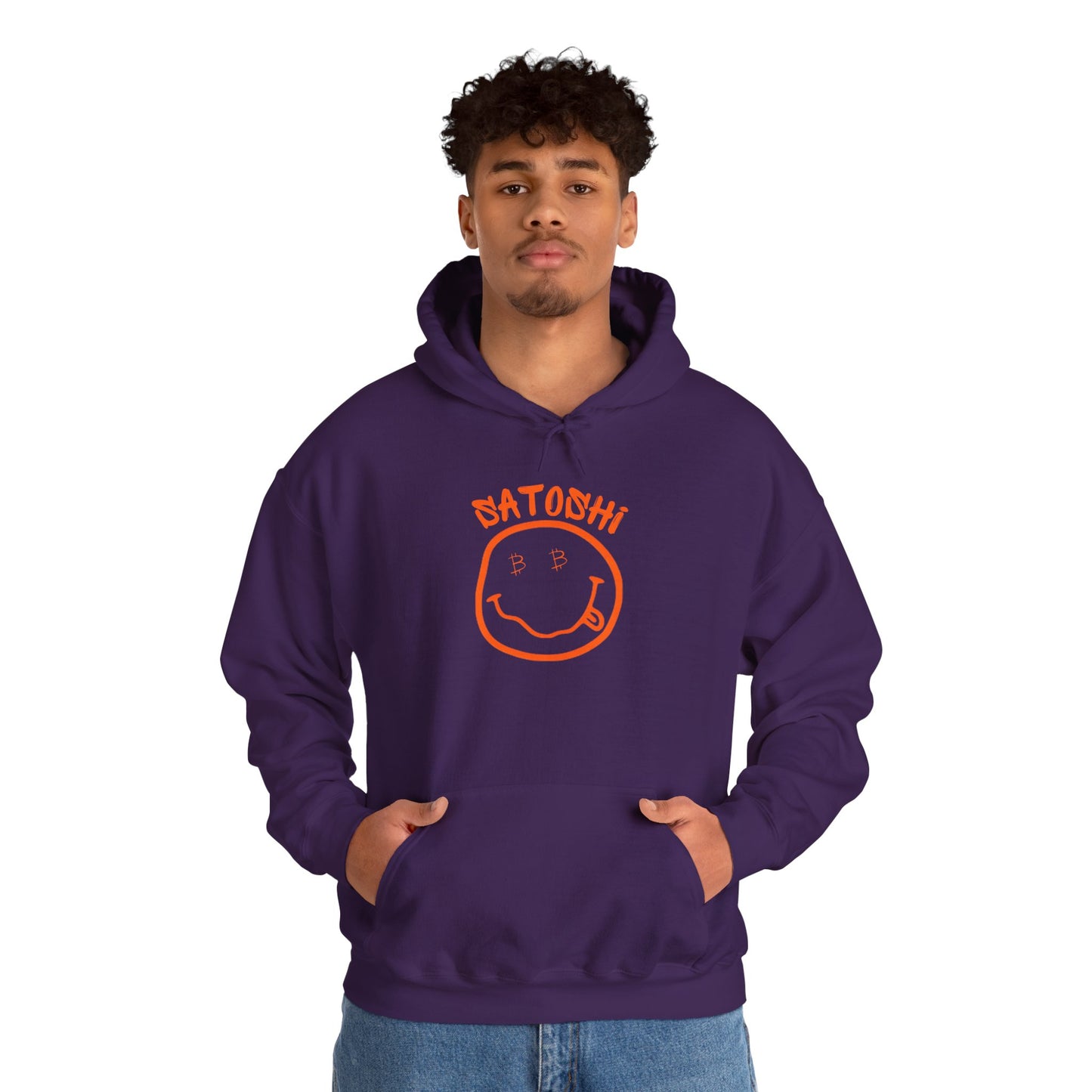 Bitcoin Eyed Satoshi Smiley Hoodie