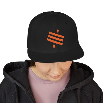 SATS Symbol Embroidered Snapback Hat