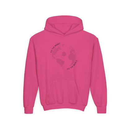 Fix The Money Fix The World Youth Hoodie