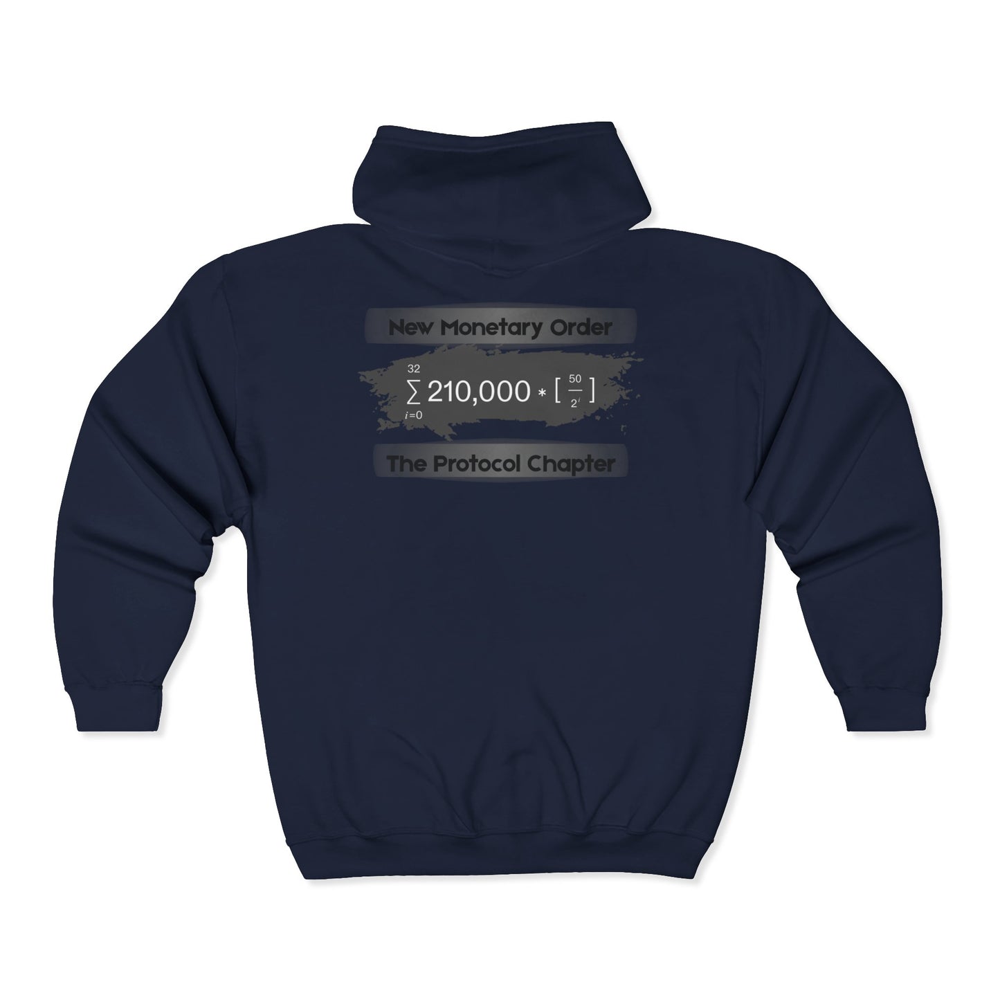 SATS Symbol New Monetary Order The Protocol Chapter Zip Up Hoodie