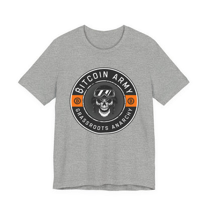 Bitcoin Army Grassroots Anarchy T-Shirt