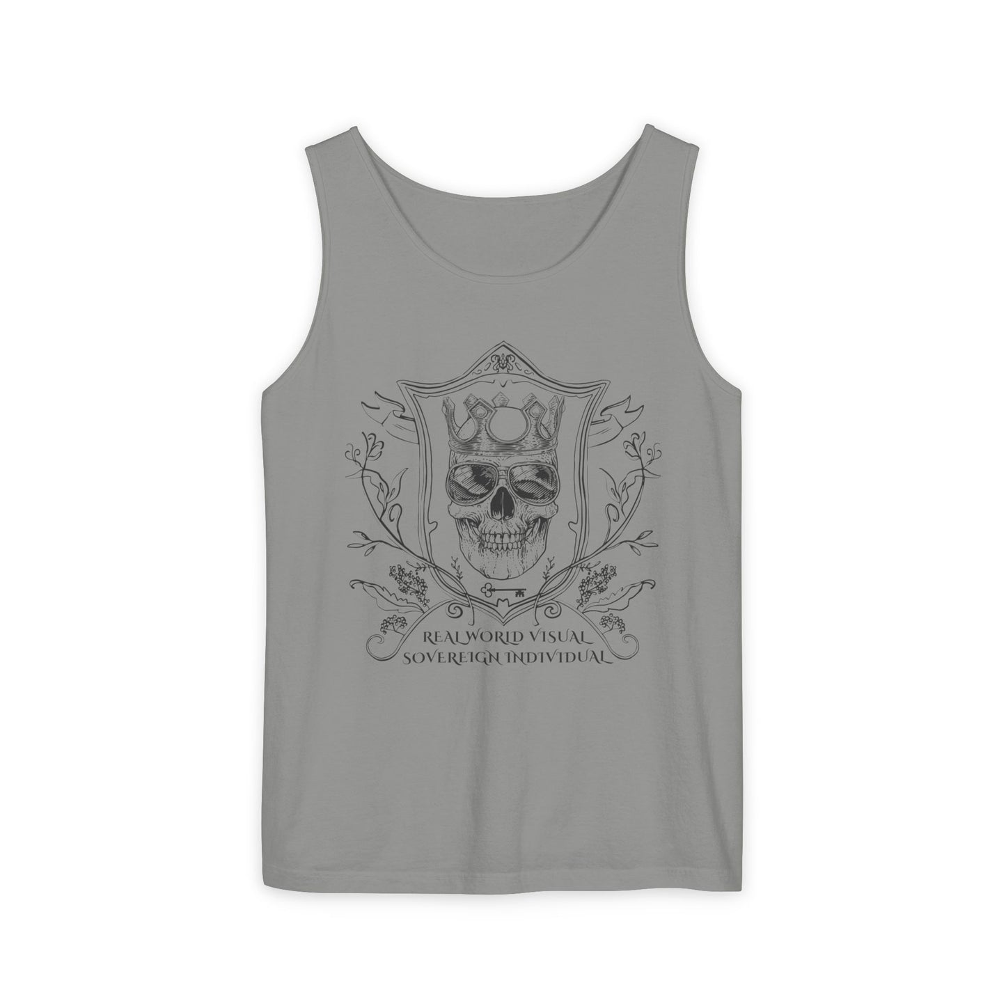 Sovereign Individual Skull Unisex Tank Top