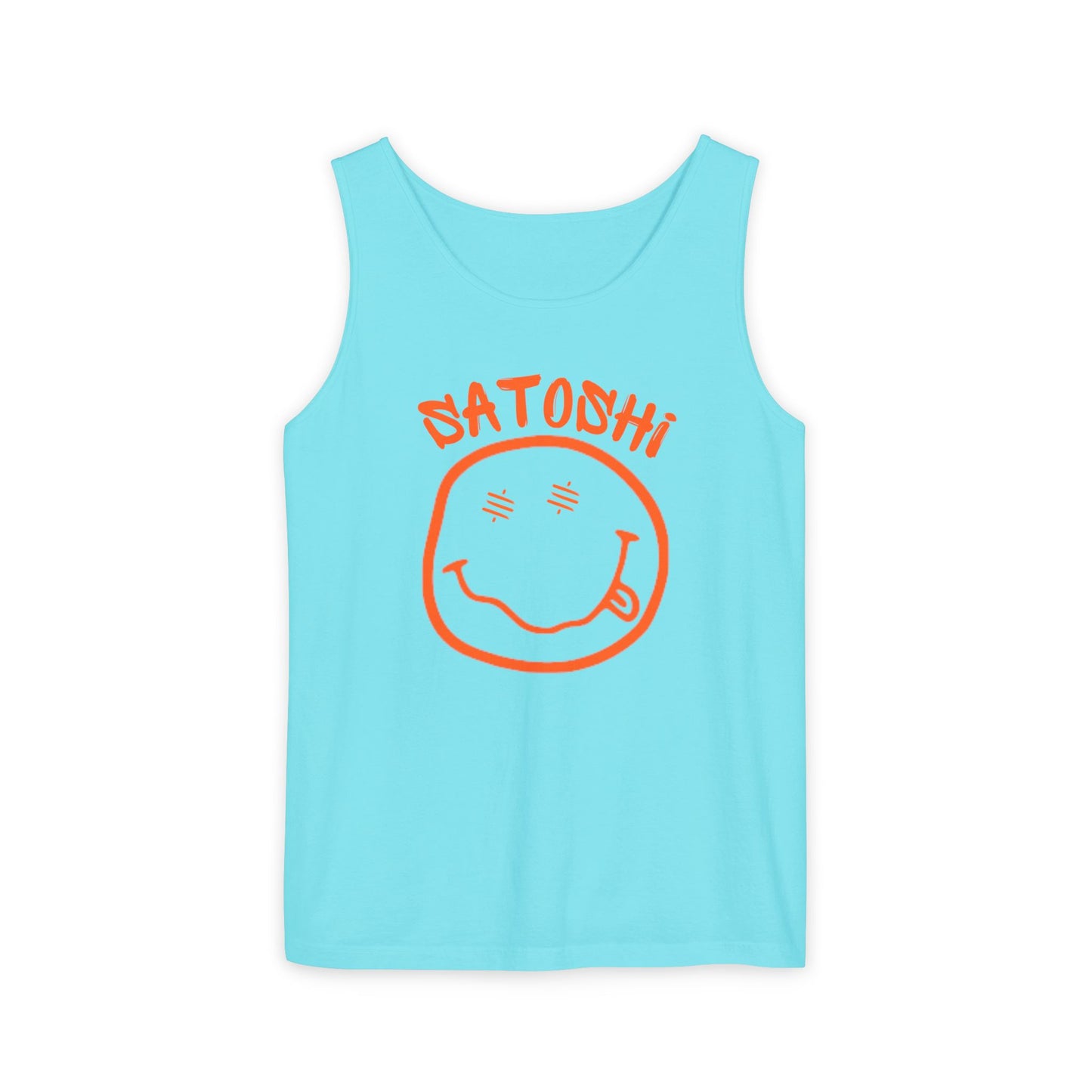 SATS Eyed Satoshi Smiley Tank Top