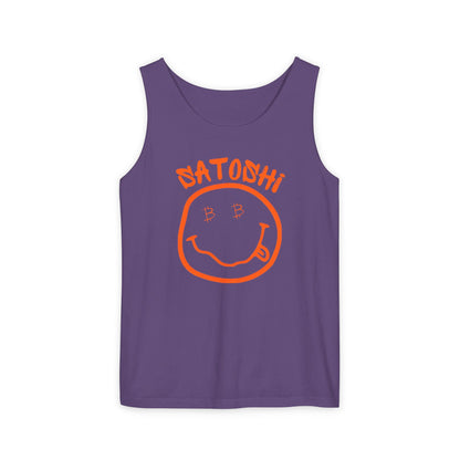 Bitcoin Eyed Satoshi Smiley Tank Top