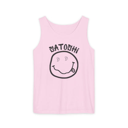 Bitcoin Eyed Satoshi Smiley Tank Top