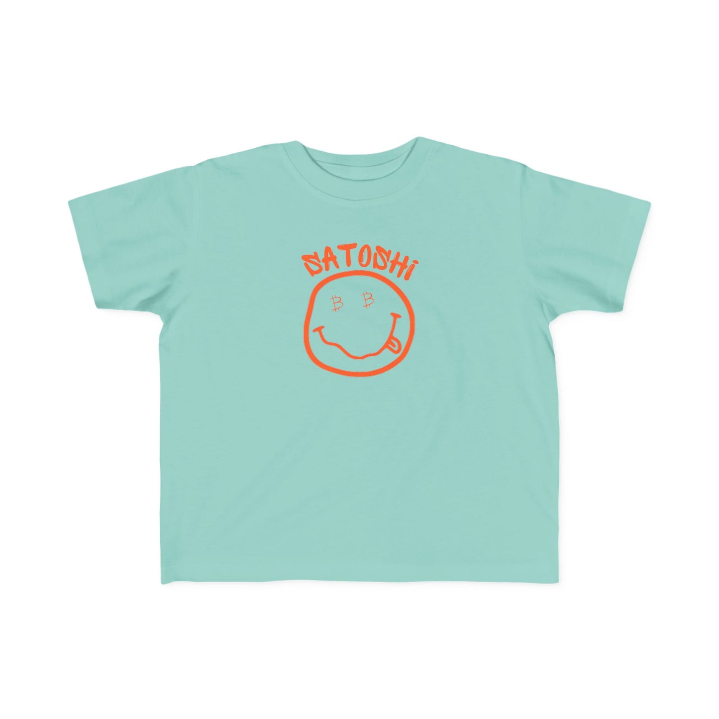 Bitcoin Eyed Satoshi Smiley Toddler T-Shirt