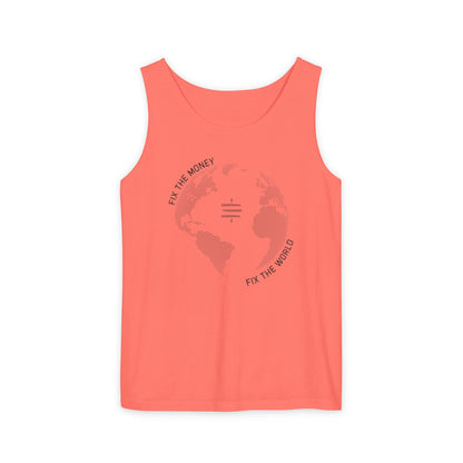 Fix The Money Fix The World Unisex Tank Top