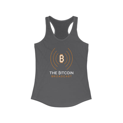 The Bitcoin Broadcast Women's Racerback Tank