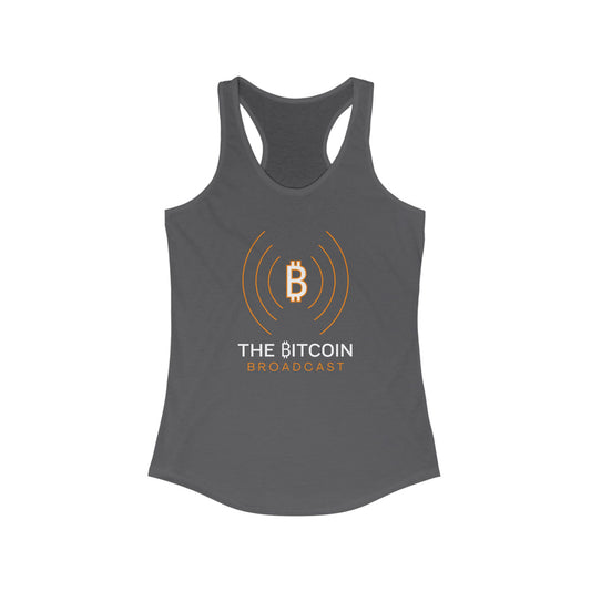 The Bitcoin Broadcast Women's Racerback Tank