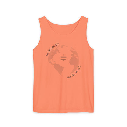 Fix The Money Fix The World Unisex Tank Top