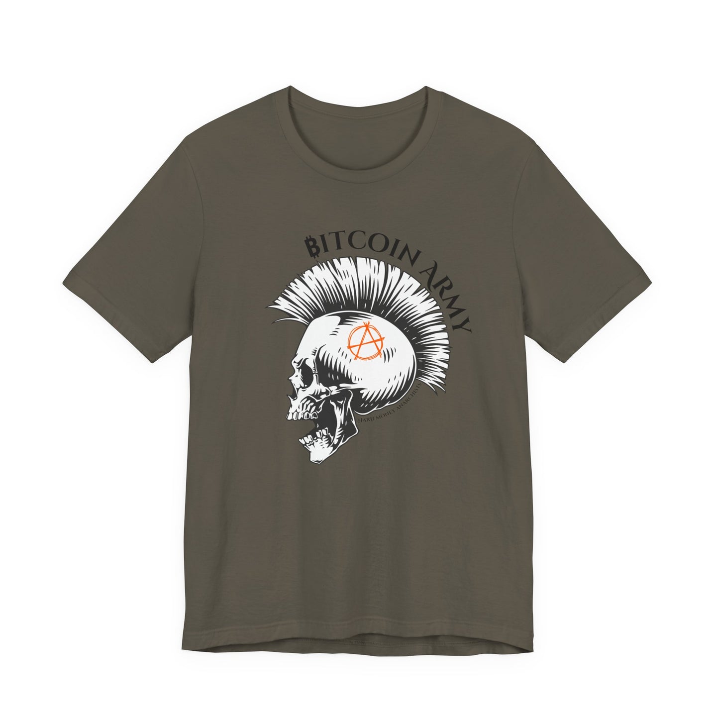 Bitcoin Army Hard Money Anarchists T-Shirt
