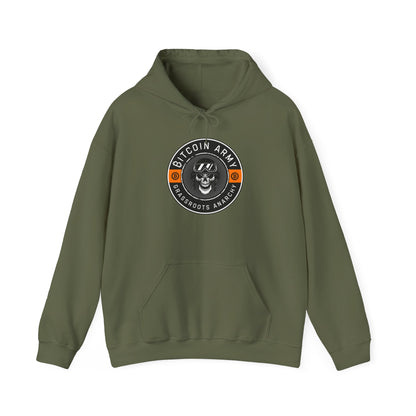 Bitcoin Army Grassroots Anarchy Hoodie