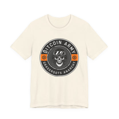 Bitcoin Army Grassroots Anarchy T-Shirt