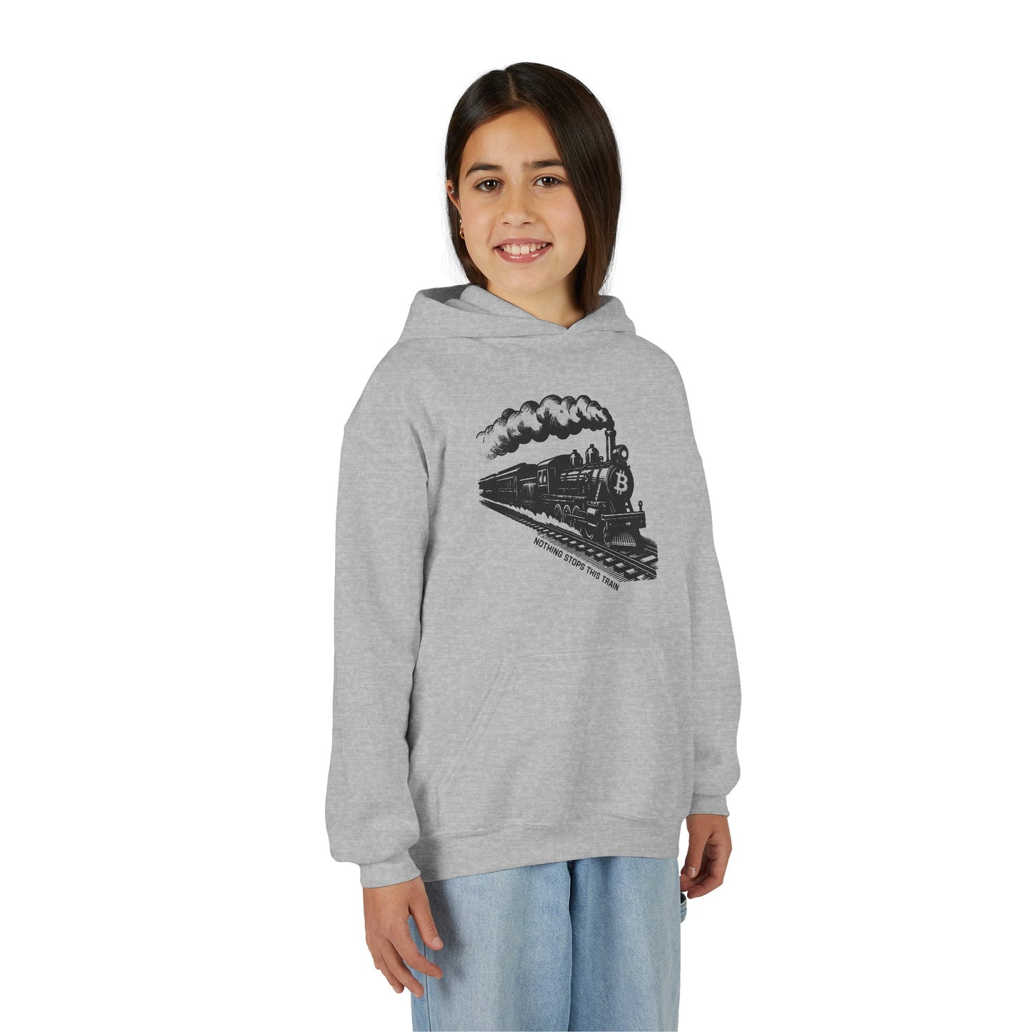 Nothing Stops This Train Youth Hoodie