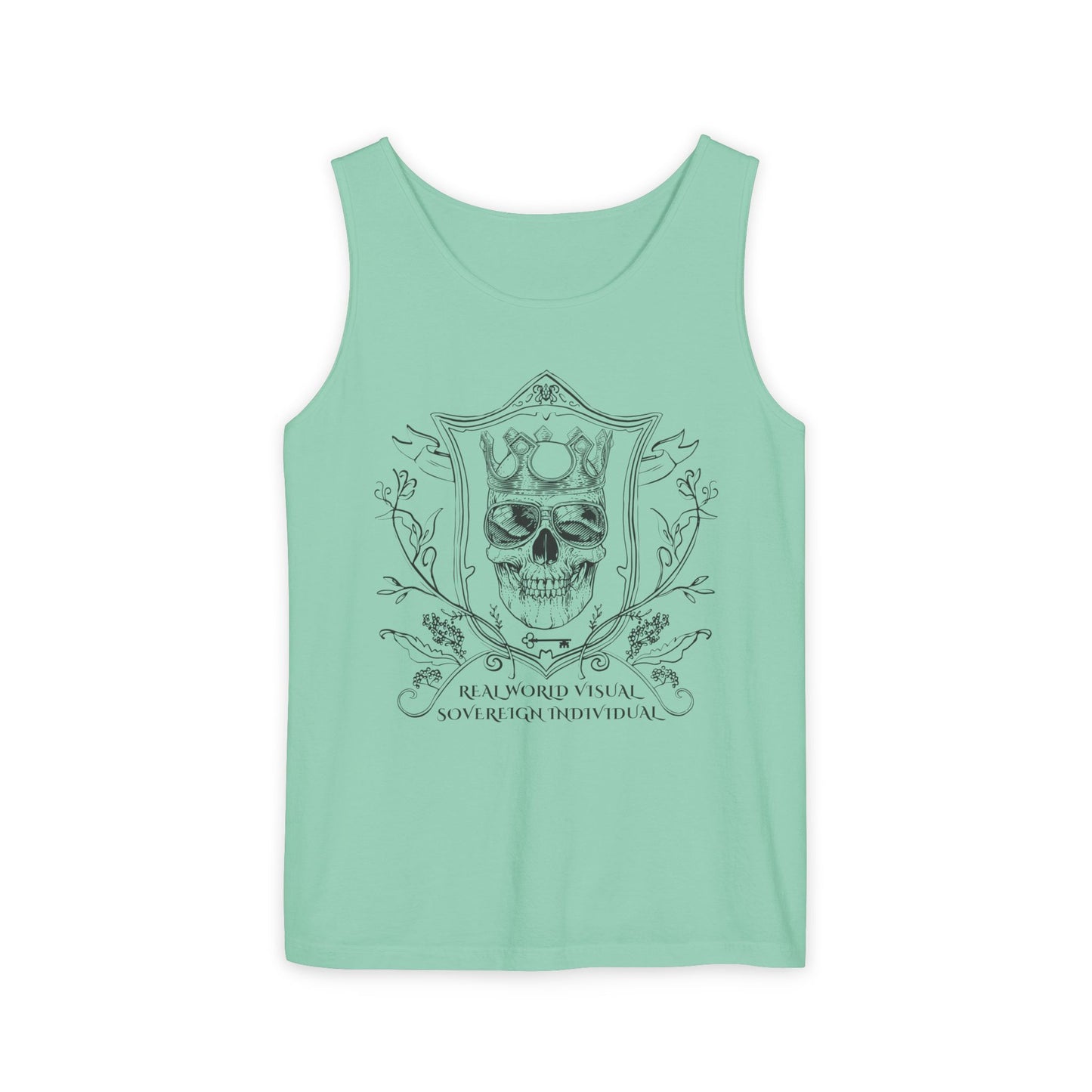 Sovereign Individual Skull Unisex Tank Top