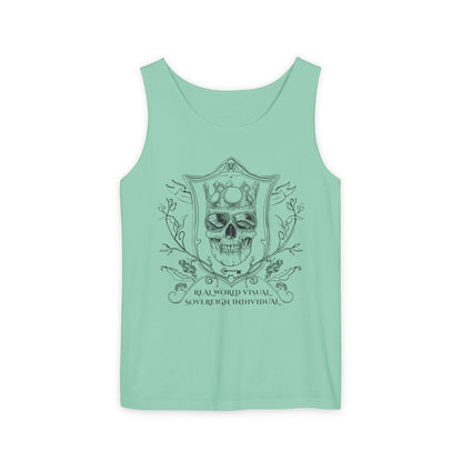 Sovereign Individual Skull Unisex Tank Top