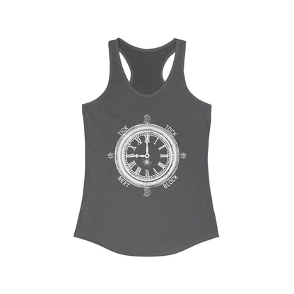 Tick Tock Next Block Women's Racerback Tank