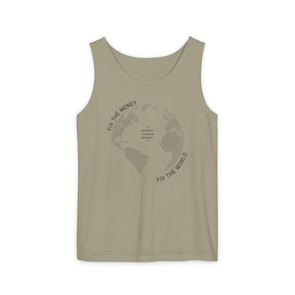 Fix The Money Fix The World Unisex Tank Top