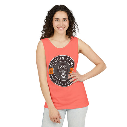 Bitcoin Army Grassroots Anarchy Tank Top