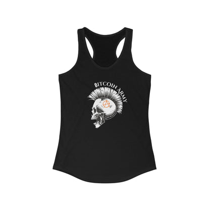 Bitcoin Army Hard Money Anarchists Women's Racerback Tank