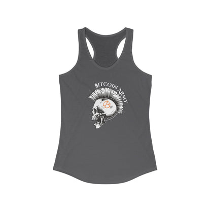 Bitcoin Army Hard Money Anarchists Women's Racerback Tank