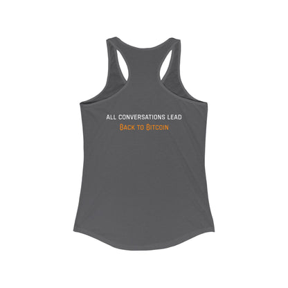 The Bitcoin Broadcast Women's Racerback Tank