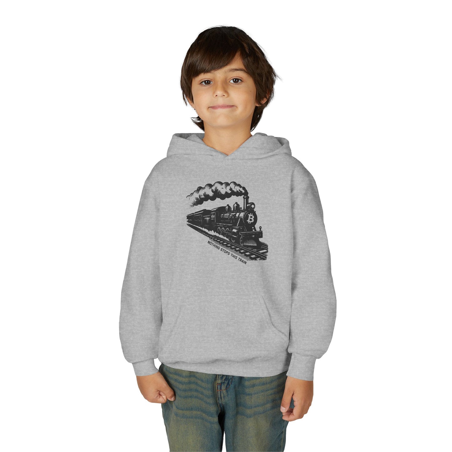 Nothing Stops This Train Youth Hoodie