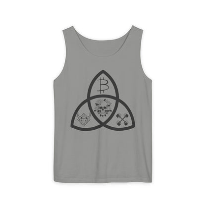 Beef Barbells & Bitcoin Trifecta Trendy Unisex Tank Top