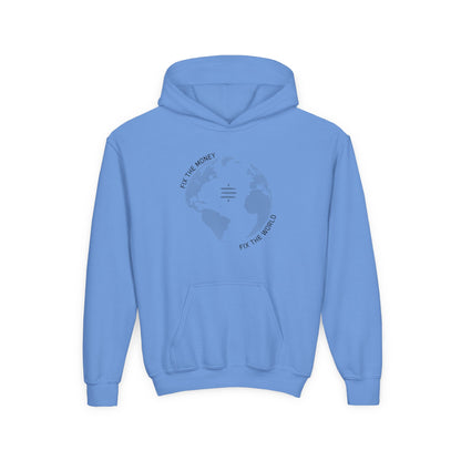 Fix The Money Fix The World Youth Hoodie